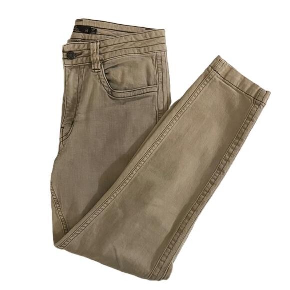 Prana Tan Meme Skinny Cargo Jeans Women's Hiking Outdoor Size 10 (28x25) - Picture 1 of 6